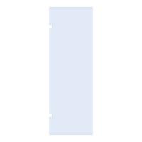 BRAUER Wand 80 helder glas enkelzijdige uitsparingen
