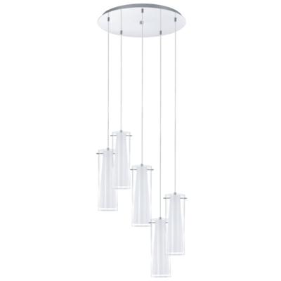 Eglo HanglampPinto 5-lichts nikkel mat - 93003