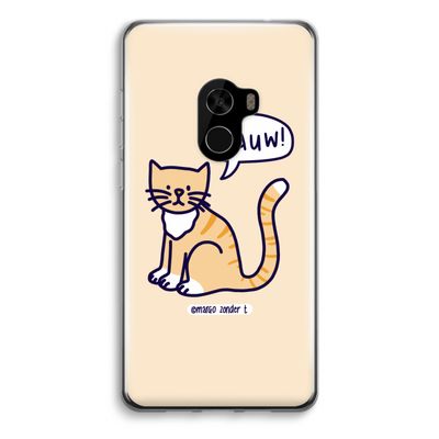Miauw: Xiaomi Mi Mix 2 Transparant Hoesje