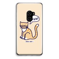 Miauw: Xiaomi Mi Mix 2 Transparant Hoesje Miauw: Xiaomi Mi Mix 2 Transparant Hoesje