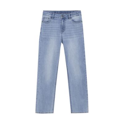2650 Wide Loose Used Denim Light Denim Blue