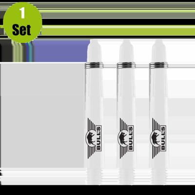 Bulls Bulls Nylon Dartshaft Dura - Wit