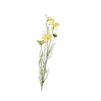 Kunstbloem Madeliefje h78cm geel