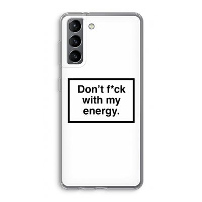 My energy: Samsung Galaxy S21 Transparant Hoesje