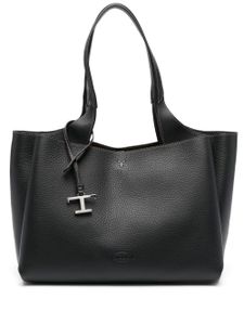 Tod's sac cabas à breloque logo - Noir