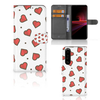 Sony Xperia 1 III Telefoon Hoesje Hearts