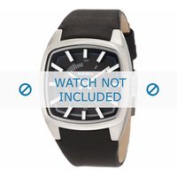 Horlogeband Diesel DZ1530 Leder Zwart 22mm