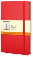 Moleskine notitieboek, ft 13 x 21 cm, gelijnd, harde cover, 240 blad, rood - thumbnail