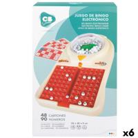 Automatische Bingo CB Games Karton Plastic (6 Stuks)