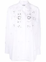 Valentino Garavani chemise à découpes - Blanc