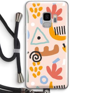 Abstract: Samsung Galaxy S9 Transparant Hoesje met koord
