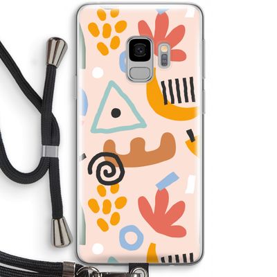Abstract: Samsung Galaxy S9 Transparant Hoesje met koord