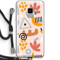 Abstract: Samsung Galaxy S9 Transparant Hoesje met koord