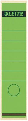 Leitz rugetiketten, zelfklevend, ft 6,1 x 28,5 cm, pak van 10 stuks, groen