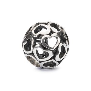 Trollbeads TAGBE-10201 Kraal Deken van Liefde zilver