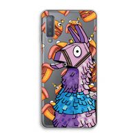 Loot Burger: Samsung Galaxy A7 (2018) Transparant Hoesje
