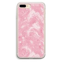 Abstract Painting Pink: iPhone 7 Plus Transparant Hoesje