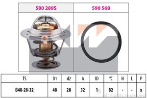 Kw Thermostaat 580 466