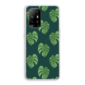 Monstera leaves: Oppo A94 5G Transparant Hoesje