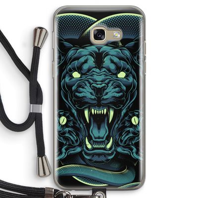 Cougar and Vipers: Samsung Galaxy A5 (2017) Transparant Hoesje met koord