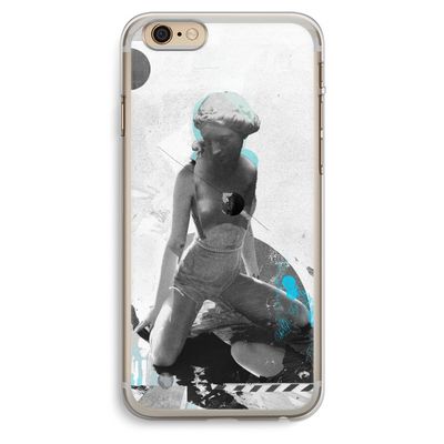 I will not feel a thing: iPhone 6 Plus / 6S Plus Transparant Hoesje