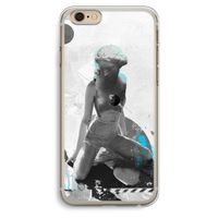 I will not feel a thing: iPhone 6 Plus / 6S Plus Transparant Hoesje