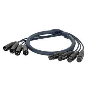 DAP FL90 4-weg DMX multikabel 3p Neutrik XLR 10m