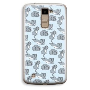Poezen: LG K10 (2016) Transparant Hoesje