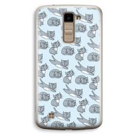 Poezen: LG K10 (2016) Transparant Hoesje