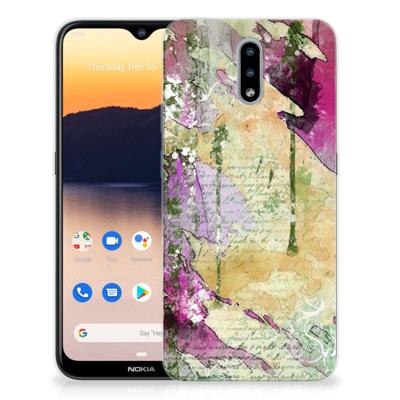 Smartphone hoesje Nokia 2.3 Letter Painting Smartphone hoesje Nokia 2.3 Letter Painting