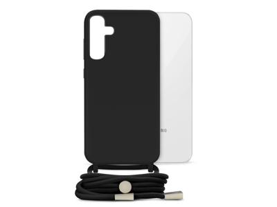 Mobilize Mobilize Lanyard Gelly Case for Samsung Galaxy S24+ 5G Black