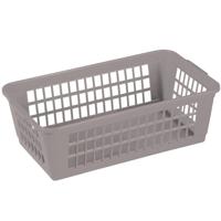 Sunware basic opbergmandje 36x15x8 cm grijs Sunware basic opbergmandje 36x15x8 cm grijs