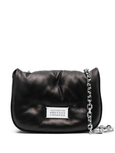 Maison Margiela petit sac porté épaule Glam Slam à rabat - Noir