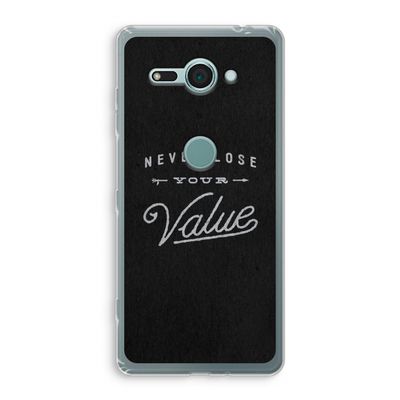 Never lose your value: Sony Xperia XZ2 Compact Transparant Hoesje