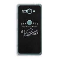 Never lose your value: Sony Xperia XZ2 Compact Transparant Hoesje