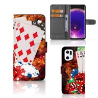 OPPO Find X5 Pro | Wallet Case | met Pasjes | Casino OPPO Find X5 Pro | Wallet Case | met Pasjes | Casino