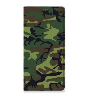 OPPO A57 | A57s | A77 4G | Hoesje met Magneet | Army Dark OPPO A57 | A57s | A77 4G | Hoesje met Magneet | Army Dark