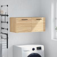 Wandkast 80x36,5x35 cm bewerkt hout sonoma eikenkleurig Wandkast 80x36,5x35 cm bewerkt hout sonoma eikenkleurig
