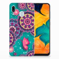 Samsung Galaxy A30 Hoesje maken Cirkels en Vlinders