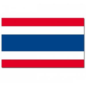 Vlag Thailand - 90 x 150 cm - Thaise Vlag - Thailand