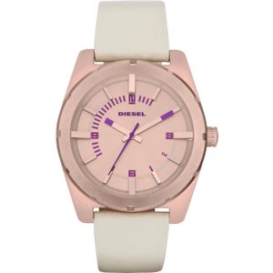 Horlogeband Diesel DZ5358 Leder Beige 22mm