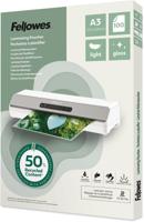 Fellowes lamineerhoes 50 % gerecycleerd, glanzend, ft A3, pak van 100 stuks