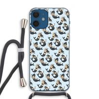 Zeemeermin: iPhone 12 Transparant Hoesje met koord