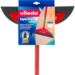 Vileda 1171 bezem Zwart, Rood