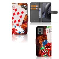 Motorola Edge 30 Neo | Wallet Case | met Pasjes | Casino