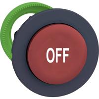 Schneider Electric ZB5FL435 ZB5FL435 Plat, Terugstelbaar (Ø) 30.5 mm OFF Donkergrijs, Rood 1 stuk(s)