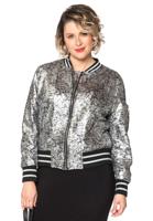 Yoek Jacket silver | Zilver | Maat L