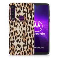 Motorola One Macro | TPU Hoesje | Leopard