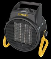 Stanley Ventilator Kachel ST-23-240-E - 230V - Ruimtes tot 16m2 - 2 Warmte Standen - Zwart/Geel