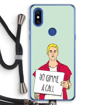 Gimme a call: Xiaomi Mi Mix 3 Transparant Hoesje met koord